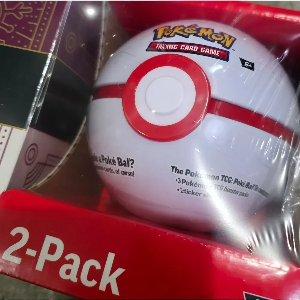 Pokemon Holiday Calendar Trading Cards Stickers And Premier Poke Ball Bundle New